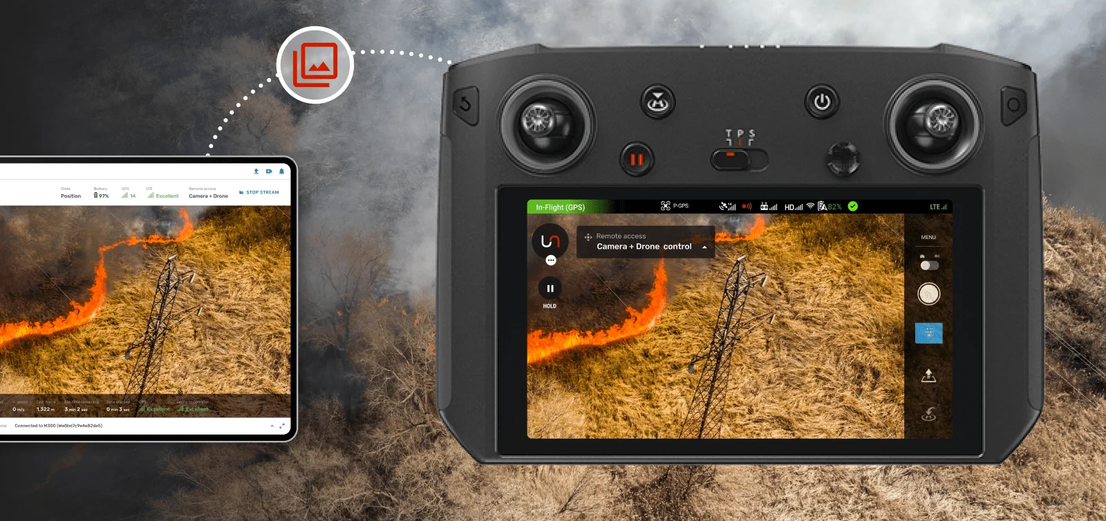 Stream or share captured images in real-time with Unleash live